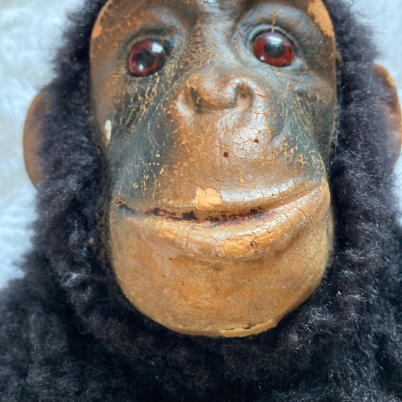 Deans ? Vintage 1960 1970s toy chimpanzee set - Picture 4 of 11